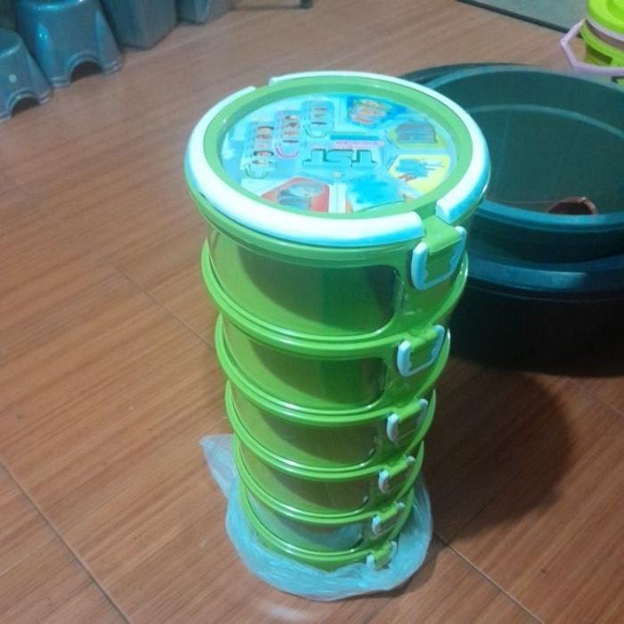 Gambar tudung saji tower tabitha / Tudung Saji Susun - Hijau, 5 Susun dari Toko Bingkai dan Perabotan Rizky undefined Tokopedia