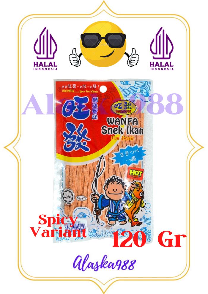 Jual WANFA SNEK IKAN - FISH SNACK 120 GRAM HALAL - Spicy - Jakarta ...