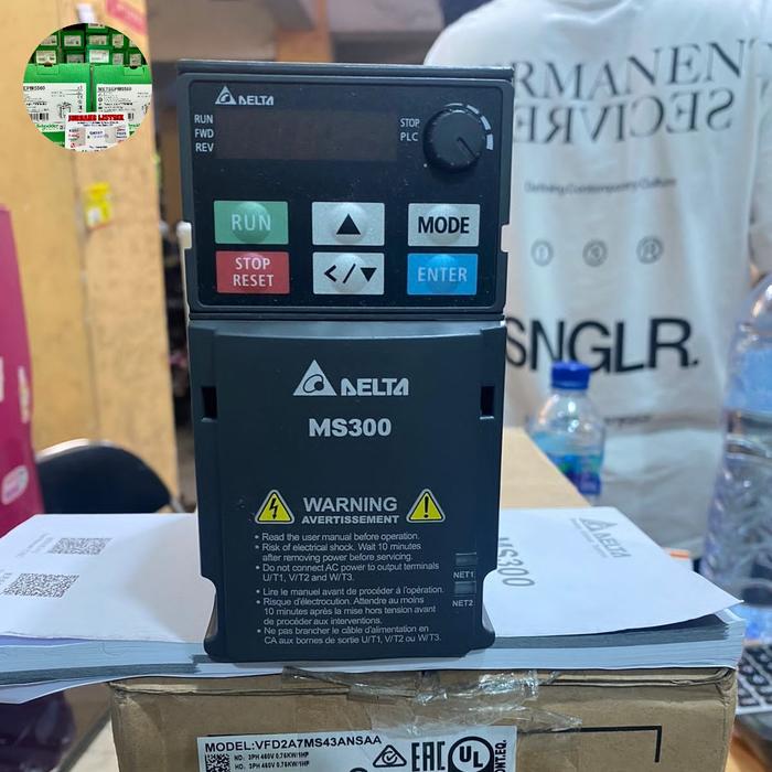 Gambar INVERTER DELTA MS300 VFD VFD2A7MS43ANSAA 0,75Kw NEW dari Bakti Jaya Listrik undefined Tokopedia