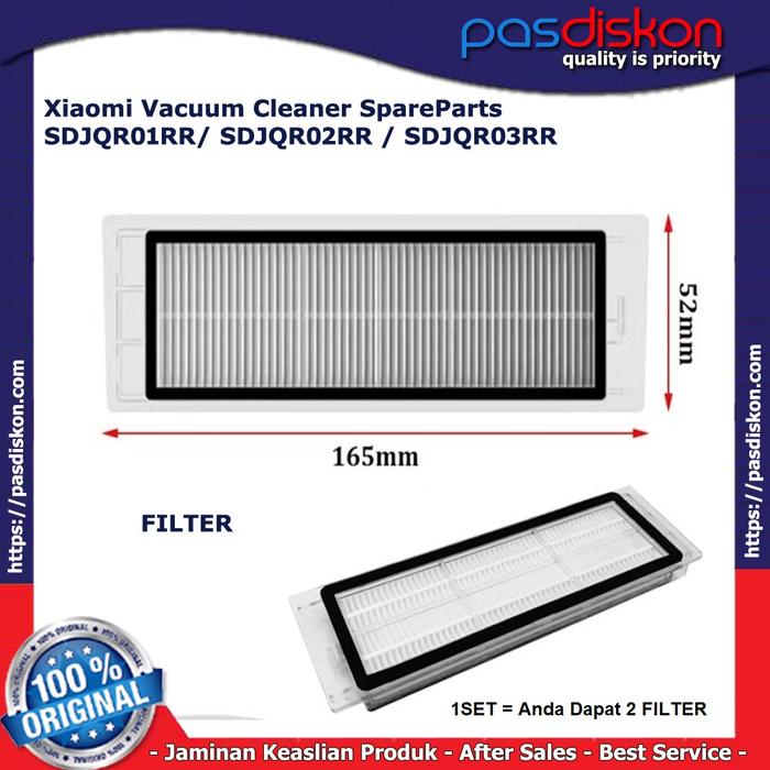 Gambar Xiaomi Mi Smart Robot Vacuum Cleaner - SDJQR01RR - Accs. Filter dari PASDISKON undefined Tokopedia