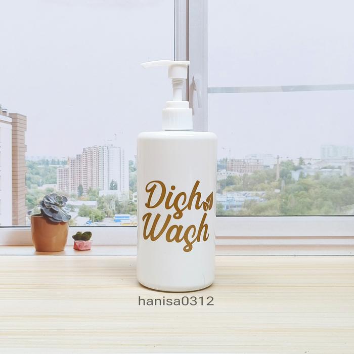 Gambar BOTOL SABUN CAIR PUMP 500ML REFILL PUTIH ESTETIK MINIMALIS BOTOL PUMP - Pump Putih, Conditioner dari Hanisa0312 undefined Tokopedia