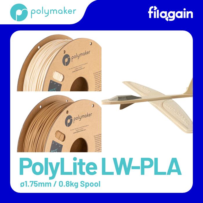 Gambar Polymaker PolyLite LW-PLA / 1.75mm / 0.8kg / 3D Print Filament - Pilih Warna dari Filagain undefined Tokopedia