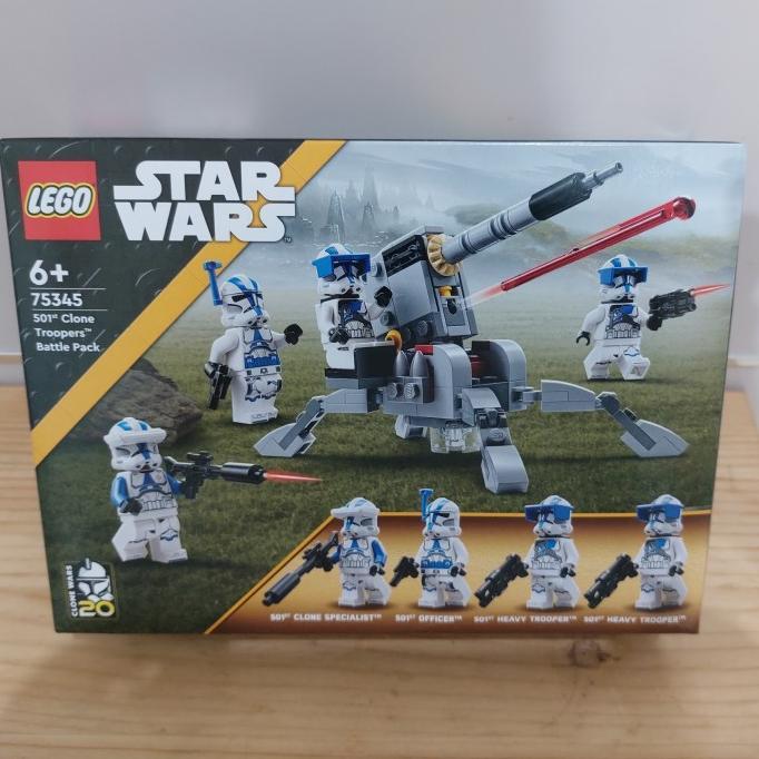 Gambar Lego Starwars 75345 - 501St Clone Troppers Battle Pack. Dus Mulus. dari maximputra undefined Tokopedia