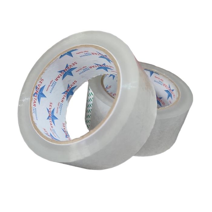 Gambar Seven Star Lakban Isolasi Plakban Bening 48mm x 90yard Roll - Coklat dari Ju shop undefined 4 Tokopedia