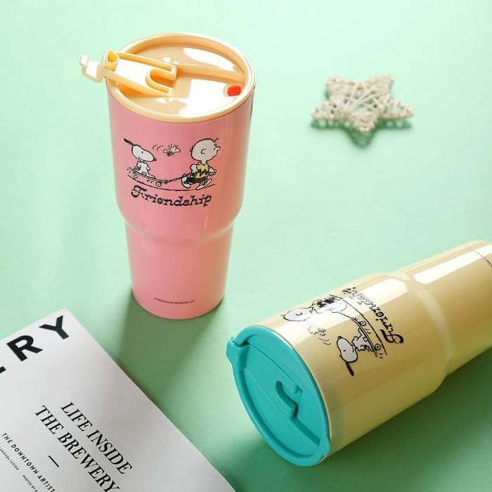 Gambar MINISO X SNOOPY PEANUTS ALL VARIAN - botol 800ml dari jastipsripilan undefined Tokopedia