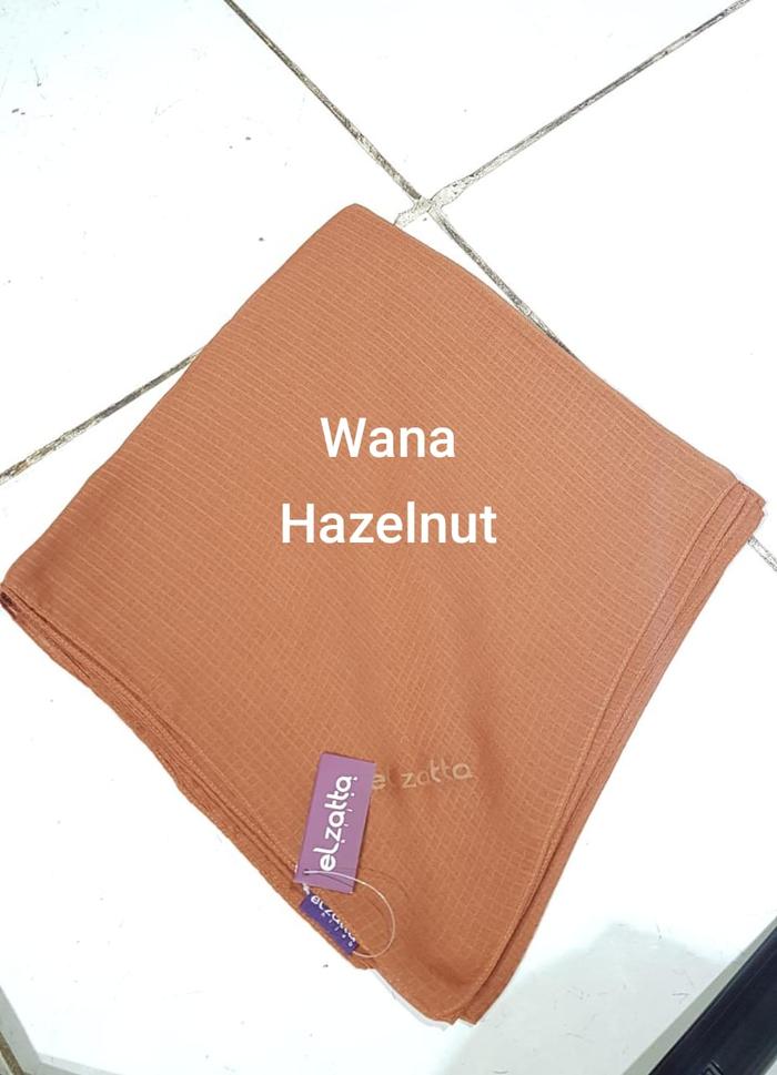 Gambar Jilbab Segiempat Elzatta Keisha Wana Bahan Cornskin Ukuran 115x115 - hazelnut dari elzatta jakarta undefined Tokopedia