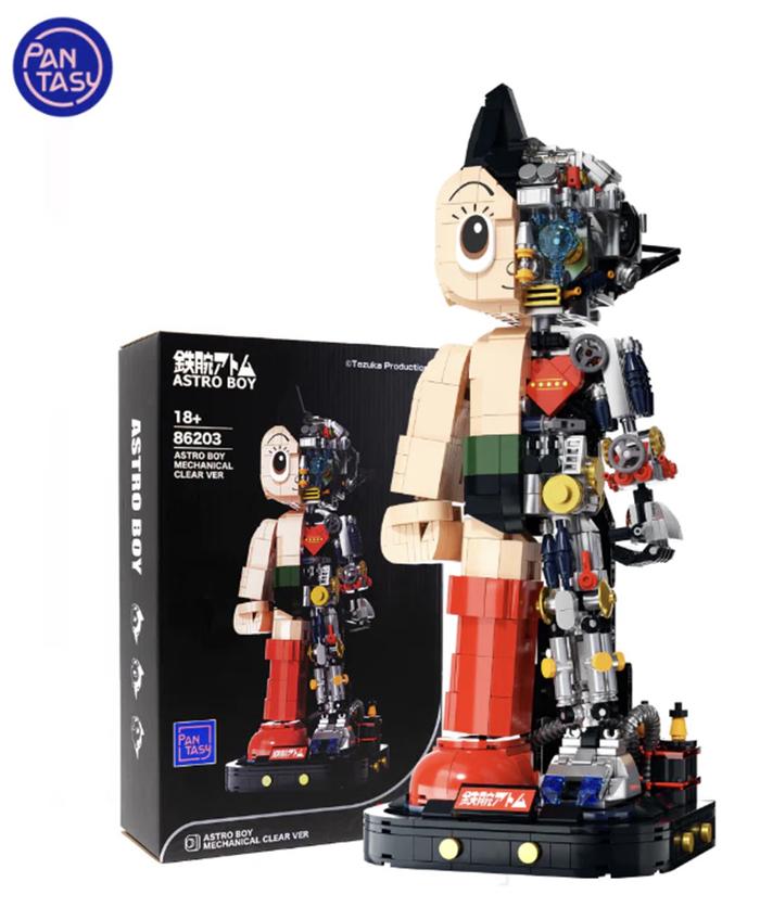 Gambar Pantasy Astro Boy Mechanical Clear Classic Brick Official Licensed - 86203 Mechanica dari H2K, undefined Tokopedia