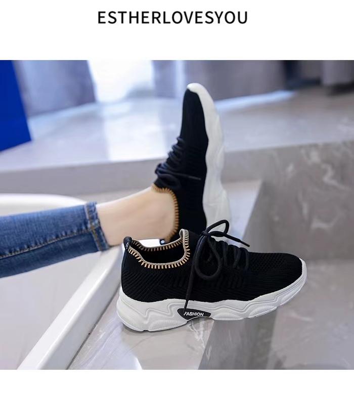 Gambar Sepatu Sneakers Wanita/Sepatu Olahraga Wanita/Sepatu Trainning 8801B - Hitam, 35 dari Sepatu Kitta undefined Tokopedia