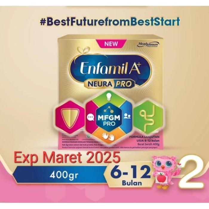 Gambar ENFAMIL A + 1 2 400 GRAM/ 400gr/A+1/A+2/Tahap 1 2 - 0-6bln dari Dream_Catcher. undefined 2 Tokopedia