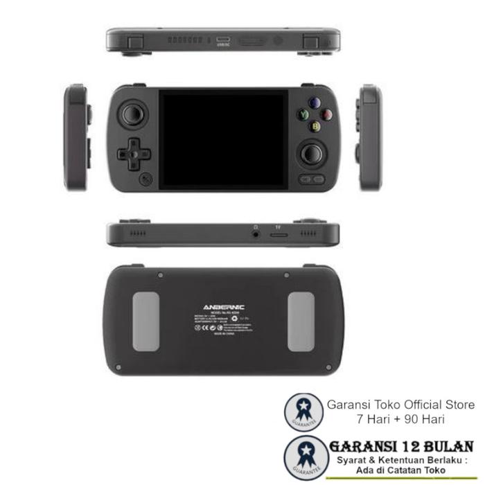 Gambar ANBERNIC RG405M Handheld Video Game Console Android System Portable - Black, SD Card 256GB dari ANBERNIC Official Store undefined Tokopedia