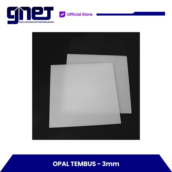 Gambar GNET Acrylic Sheet | Akrilik Lembaran Tebal 2mm 3mm 5mm - OPAL Tembus-3mm dari GNET Official Store undefined Tokopedia
