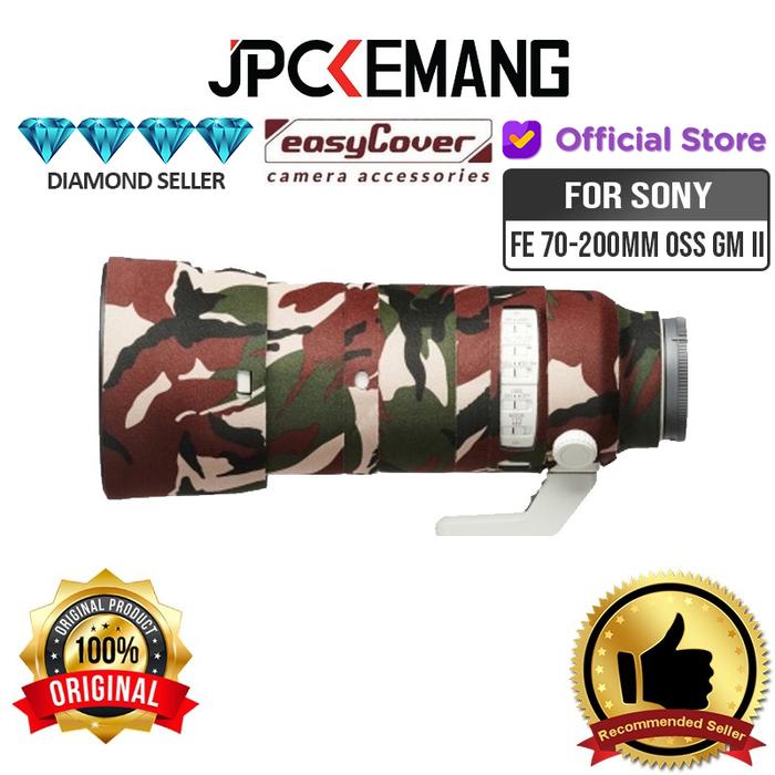 Gambar EasyCover Sony FE 70-200mm f2.8 OSS GM II Easy Cover Lens Oak Coat Garansi Resmi - GreenCamouflage dari JPC Kemang undefined Tokopedia