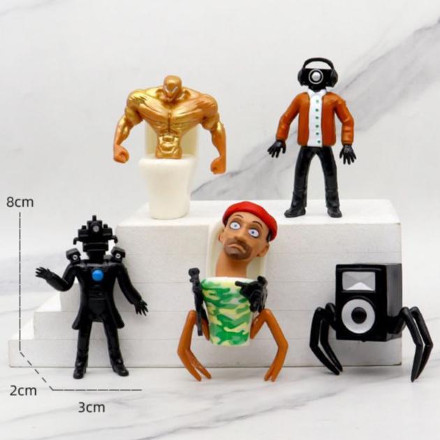 Gambar Skibidi Toilet Figure Set / Mainan Skibidi Toilet - Skibidi 5-A dari Waroeng Figure undefined 3 Tokopedia
