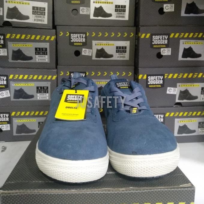 Gambar [Dijual] Sepatu Safety Jogger Obelix (Blue) s3 -Ctz - Biru, 42 dari irwansss undefined Tokopedia
