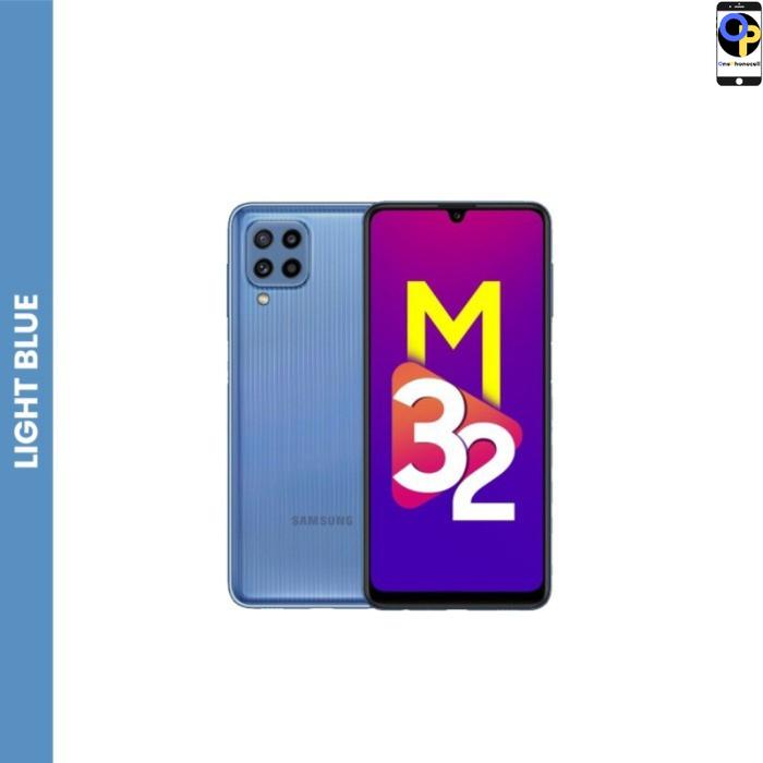 Gambar SAMSUNG GALAXY M32 6/128GB GARANSI RESMI SAMSUNG NEW INDONESIA - Biru Muda dari One Group Store undefined Tokopedia
