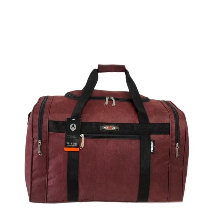 Gambar Tas pakaian jumbo tas POLO LIVE travel bag tas multifungsi - Maroon, XXL dari gawetas undefined Tokopedia