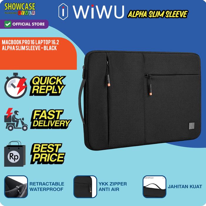Gambar Tas Laptop Sarung Soft Sleeve Case Compatible For Macbook Pro 16 Skin Cover Anti Air - Alpha Slim dari ShowcaseFever undefined Tokopedia