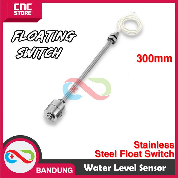 Gambar STAINLESS STEEL FLOAT SWITCH TANK WATER LEVEL SENSOR AIR 220V - 300mm dari CNC STORE BANDUNG undefined Tokopedia