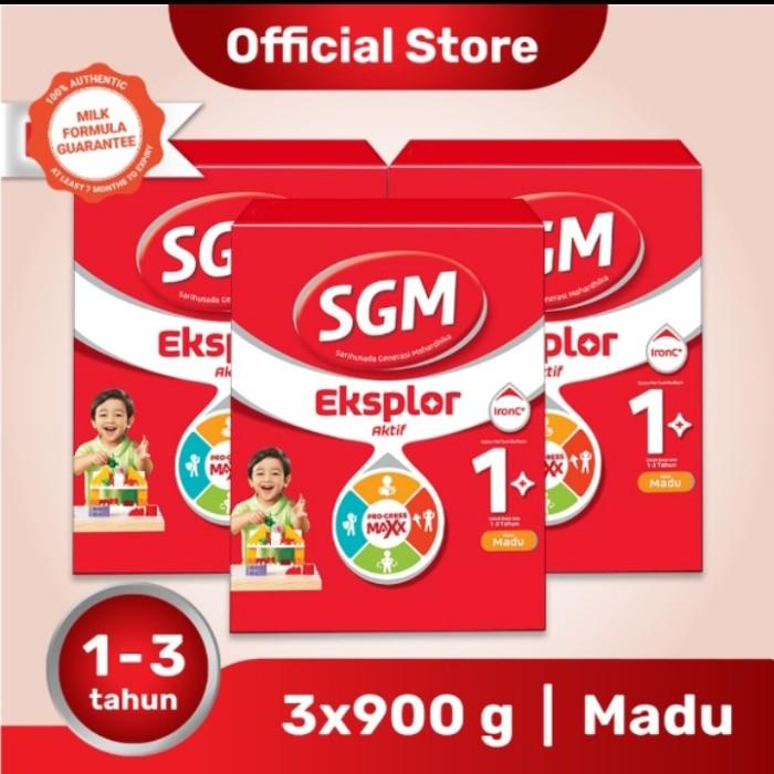 Gambar paket 3 box sgm 1 plus madu 900 gram exp lama 2025 dari AYAKAMU STORE undefined Tokopedia