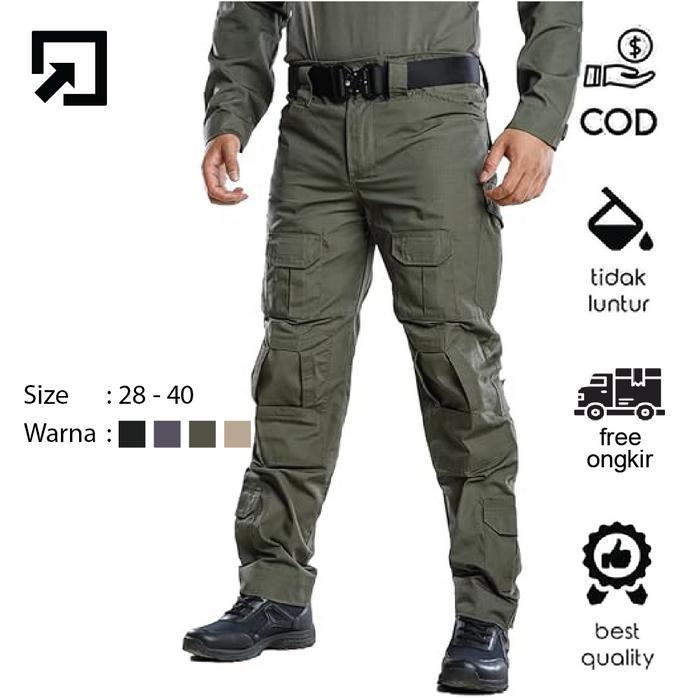 Gambar Celana Tactical 511 Original HPR Outdoor Survival Premium Cargo Jumbo - Army, 34 dari Injection Project undefined Tokopedia
