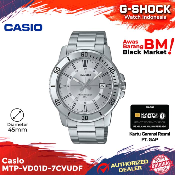 Casio MTP-VD01D-7CVUDF – Orologio Elegante Uomo In Acciaio, Quarzo Giapponese - 3