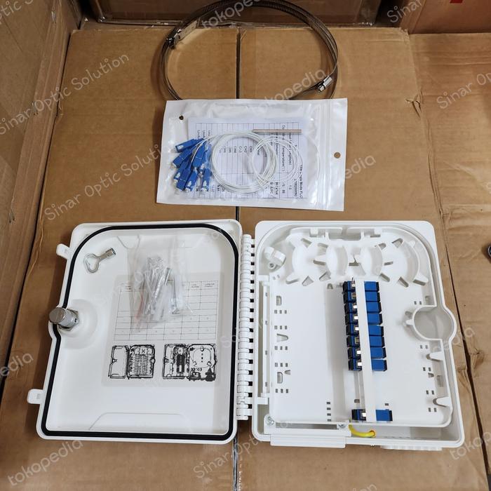 Gambar odp 12 core kosongan / odp 12 core - Lkp 1:8 PLC dari Sinar Optic Solution undefined Tokopedia