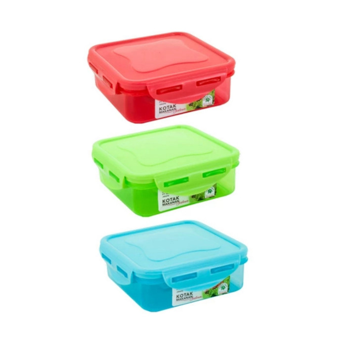 Gambar Lunch Box Kotak Roti Tempat Makan Sealware Lock4 500ml Green Leaf 7196 dari SMJ HOME OLSHOP undefined Tokopedia