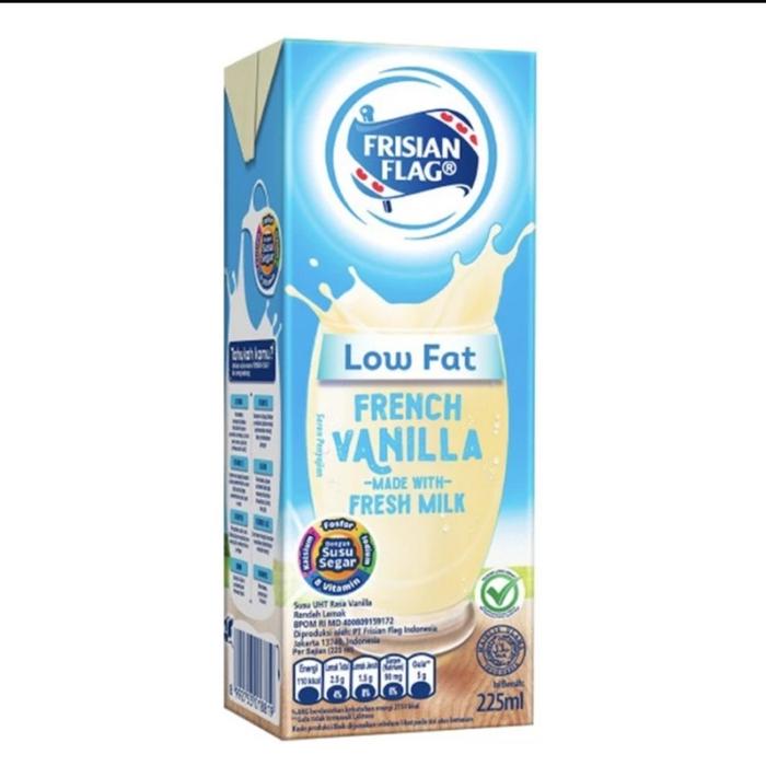 Gambar Susu UHT Frisian Flag Low Fat French Vanilla 225 ml dari vicshoes undefined Tokopedia