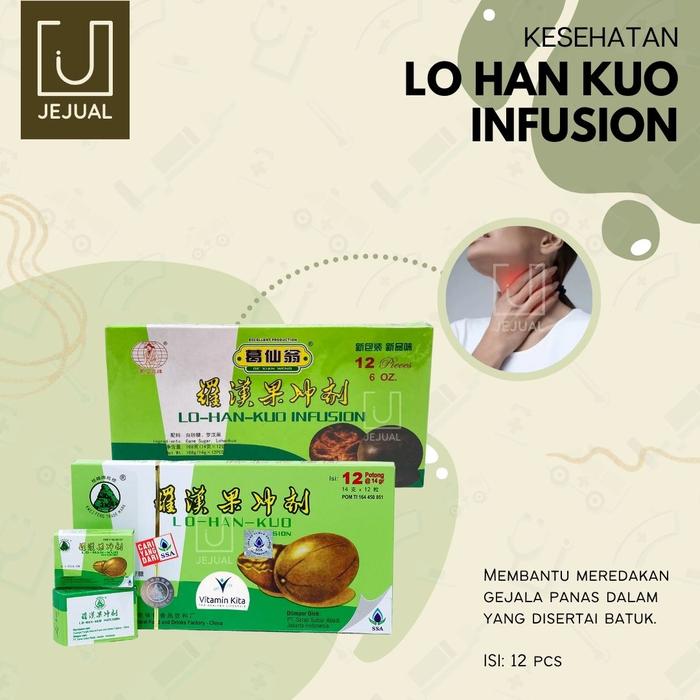 Gambar LO HAN KUO Obat Batuk/Panas Dalam/ Sakit Tenggorokan Teh/Jamu Lohanko dari STORE JEJUAL undefined Tokopedia
