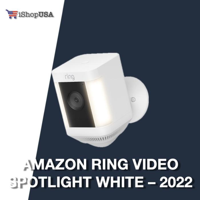 Gambar Amazon Ring Spotlight 2022 - 2nd Gen - White dari iShopUSA undefined Tokopedia