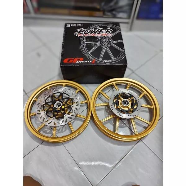 Gambar VELG GP WHEEL COPY DAYTONA PNP NINJA R SS RR UK 160/185 -17 - velg+dis+BREKET dari bogormodification undefined Tokopedia