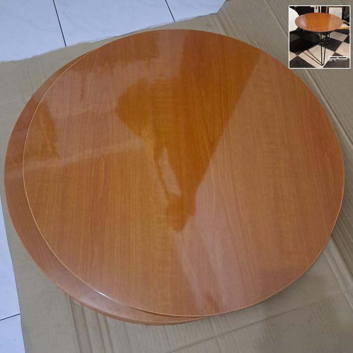 Jual Top table Papan Meja Bulat Diameter 60cm,70cm,80cm Finishing Hpl ...
