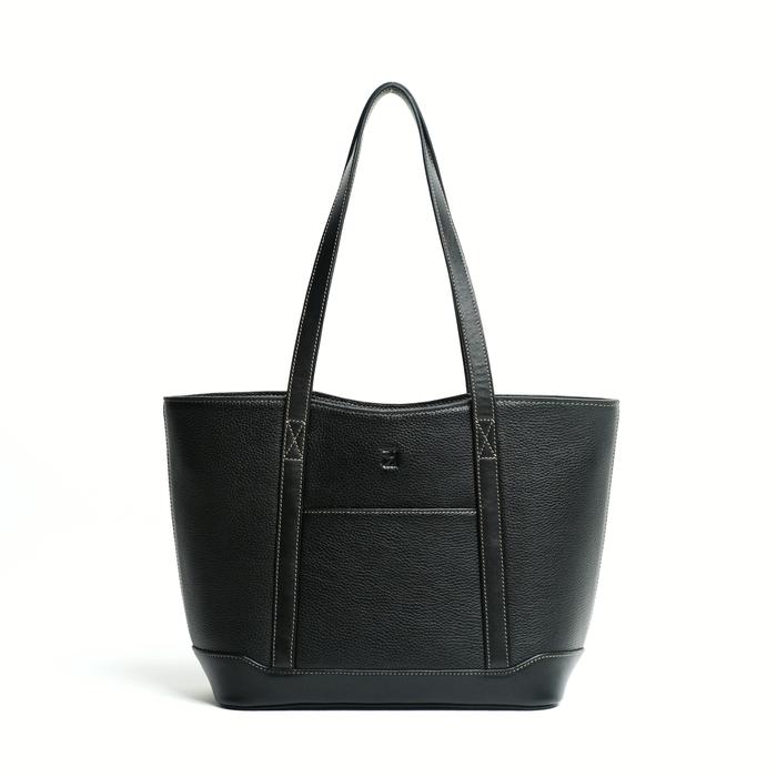 Gambar Purotti LAURENT Tote Bag Genuine Leather - Black dari Purotti undefined Tokopedia