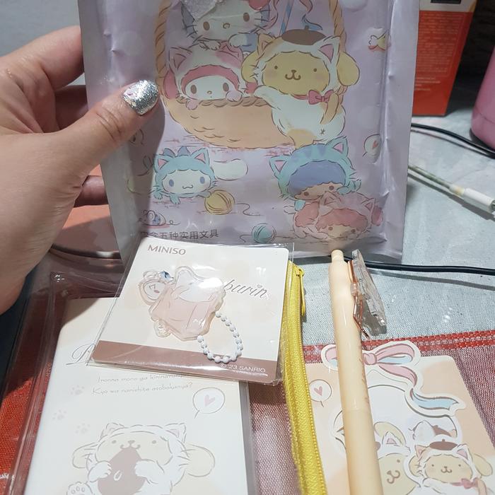 Gambar set stationary pompurin sanrio original dari Charmydoll undefined Tokopedia
