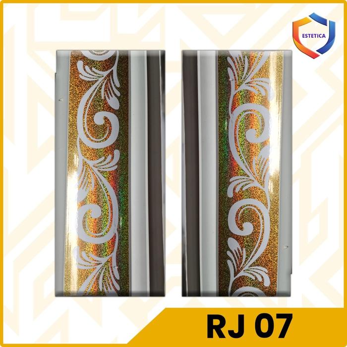 Gambar Lis Dinding PVC /List Plafon PVC Lis Sudut Plafon Untuk Pinggiran - R07 BATIK EMAS dari ESTETICA PLAFON PVC undefined Tokopedia