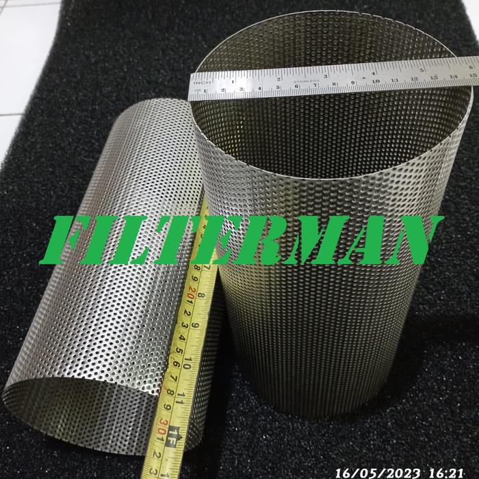 Gambar Saringan Air Water Fuel Oil Stainless 304 Filter Element Inline Y Strainer 6" 8" 10" DN 150 200 250 - OD.147 H.283 mm dari Filterman undefined Tokopedia