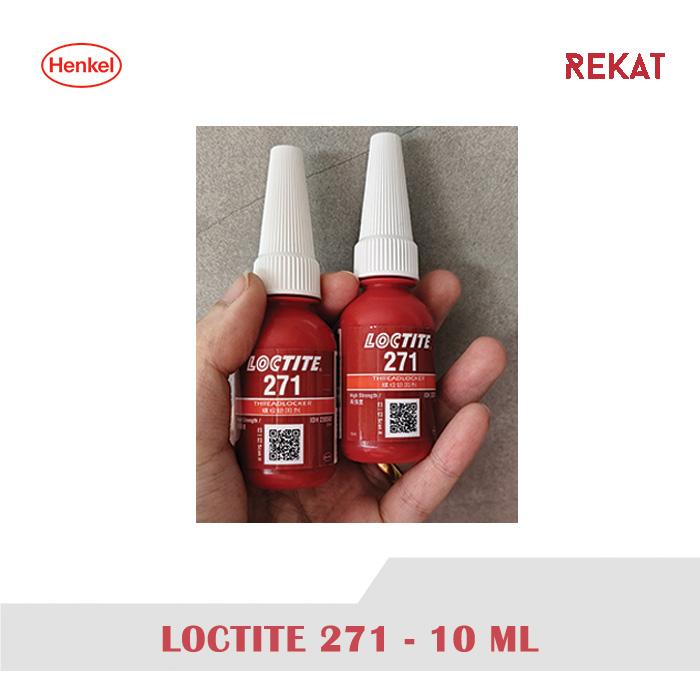 Gambar Henkel Loctite 271 Threadlocker 10ml Cairan Perekat Baut Kekuatan Tinggi Tahan Getaran & Suhu Tinggi 250C Mengunci Ikatan Baut dan Mur dari rekat autoparts undefined Tokopedia