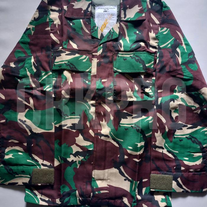 Gambar Baju PDL Baloteli WR Loreng Malpinas Bahan malvinas Rapih dari crkpro undefined Tokopedia