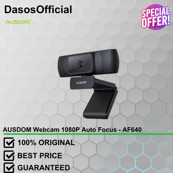 Auto Focus Ausdom Af640 Jual AUSDOM Webcam 1080P Auto Focus W