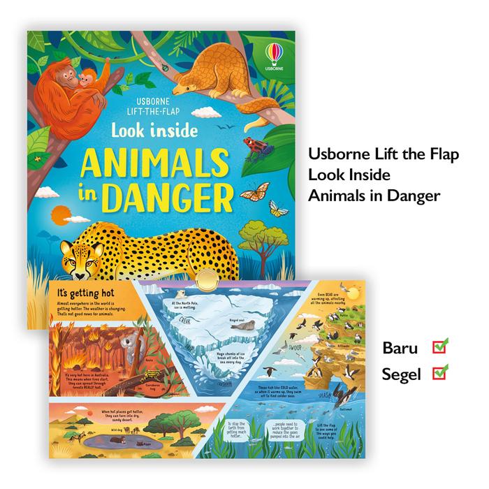 Gambar Usborne Look Inside dan Step Inside Science Lift The Flap Book - ANIMAL DANGER dari Sahabat Buku Anak undefined Tokopedia