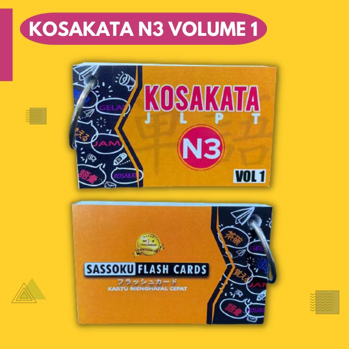 Gambar FLASH CARD KOSAKATA JLPT N5 N4 N3 N2 N1 BAHASA JEPANG HAFALAN - N3 VOLUME 1 dari Kartu Menghafal Cepat Shop undefined Tokopedia