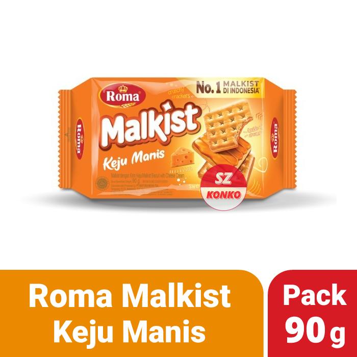 Gambar Roma Malkist Keju Manis 90 gr - Biskuit Krim dari SZ Konko undefined Tokopedia