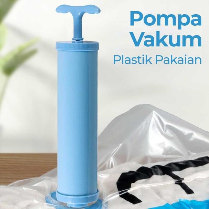 Gambar VACUUM BAG TRAVEL TAS KANTONG PLASTIK VACUM PACKING BAJU VAKUM PAKAIAN - HAND PUMP dari BStore id Official undefined Tokopedia