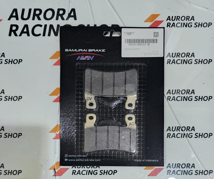 Gambar KAMPAS REM NISSIN SAMURAI BRAKE - 4 PISTON ORIGINAL - KANAN ( RH ) dari Aurora Racing Shop undefined Tokopedia