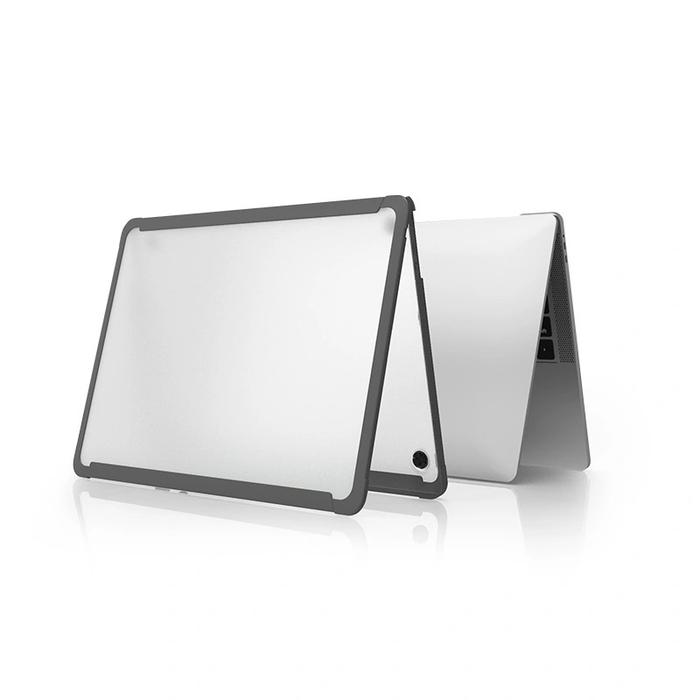 Gambar Case Compatible For MacBook Air 13" / Air 15" / Pro 13" / Pro 14" M5/M4/M3/M2/M1 Pro/Max WiWU Haya Shield Protective Casing - Grey, MacBook Air 13" (M1 2020) dari WiWU Official undefined Tokopedia