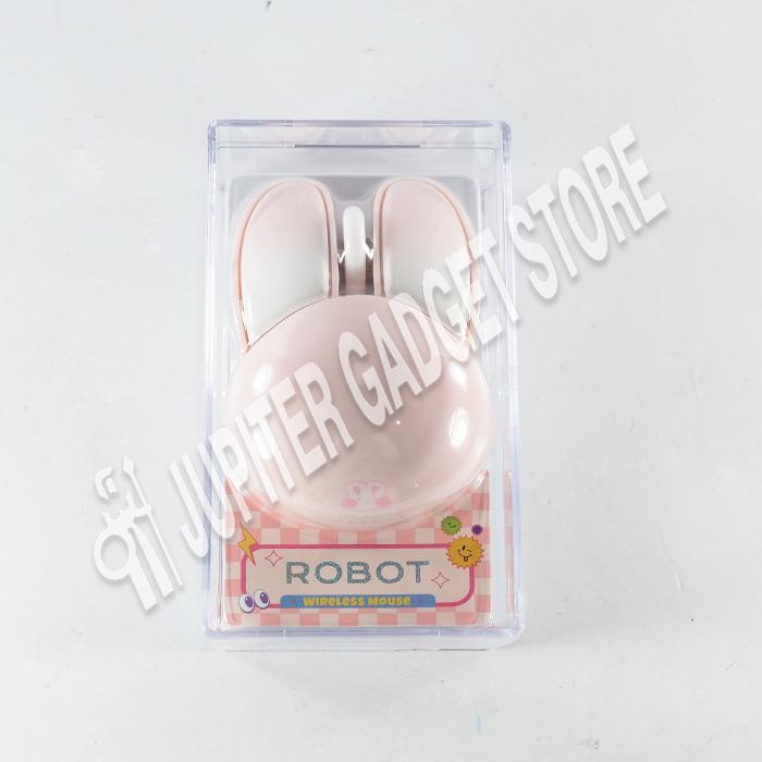 Gambar Robot M380 Wireless Optical Mouse Silent Rabbit Design Mouse Kelinci - Merah Muda dari Jupiter Gadget Store undefined Tokopedia