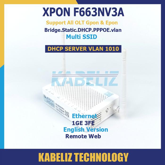 Gambar ONU XPON F663NV3A ONT GPON EPON MODEM WIFI SUPPORT ALL OLT GPON & EPON - TANPA ADAPTOR dari KABELIZ TECHNOLOGY undefined Tokopedia