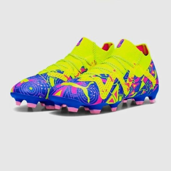 Sepatu Bola Puma Future Ultimate Energy Fgag Blue Yellow