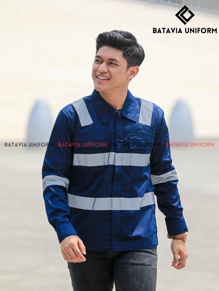 Jual Baju Kemeja Wearpack Seragam Kerja Proyek Safet…