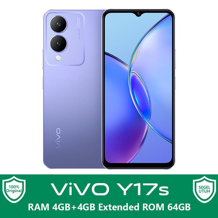 Gambar Vivo Y17s 4/64GB 6/128GB IP54 Water Resistance 5000mAh Garansi Resmi - 4/64GB Purple, Full Set bawaan dari Super Hp Store undefined Tokopedia